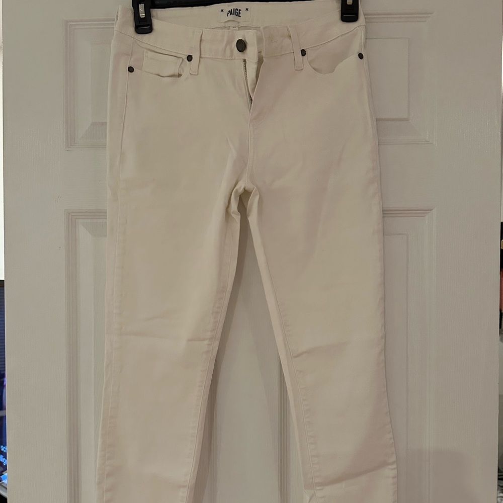 White Paige soft denim jeans with stretch size 29